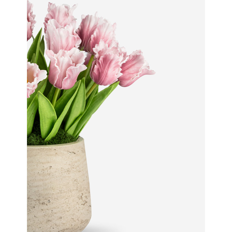 Artful Interiors Realtouch Arrangement de tulipes
