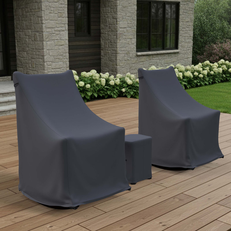 POLYWOOD Vineyard 3-Piece Rocking Set Furniture Covers