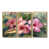 Toile avec cadre flottant or