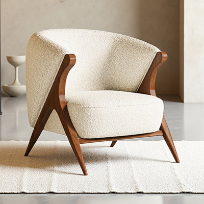 Chaise simple Wabi Sabi Style