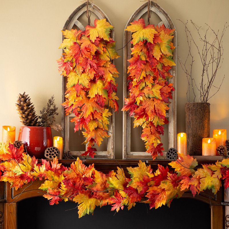 Faux Maple Swag