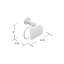 4600 Series Wall Mount Toilet Paper Holder with Flap-49631935