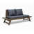 Dark Grey Cushion/Dark Brown Frame est en rupture de stock