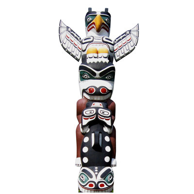 Totem Pole Cardboard Standup