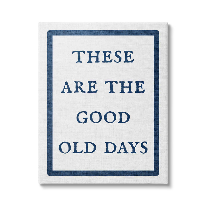 Good Good Days, art mural sur toile par Lil 'Rue, H 40 po x l 30 po x P 1,5 po