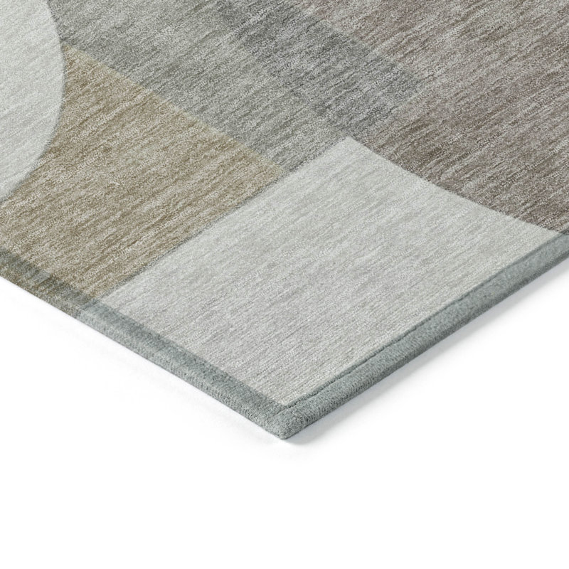 Tapis kaki intérieur / extérieur lavable à la machine Cinead ACN1692, Rectangle 9 pi x 12 pi