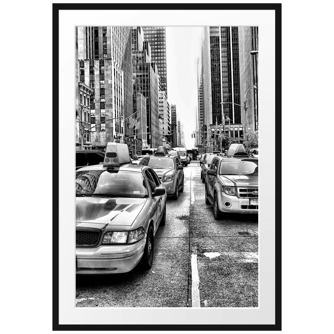 Gerahmtes Poster Cityverkehr New York