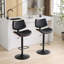 Tabourets de bar de style Mid-Century à hauteur de comptoir réglable, chaises de bar pivotantes à 360 ° pour îlot de cuisine / salle à manger / café, 1 chaise-526272229