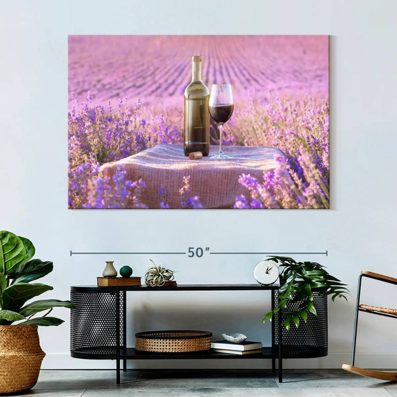 Yarlin Wine Romance, 34" H x 51" W