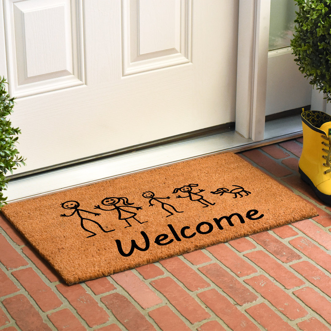 Kubiak Non-Slip Outdoor Doormat Winston Porter Mat 