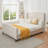 Bed Frame with High Back Upholstered Headboard-664058343-639324759