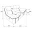 Causeuse inclinable avec console Stanwicke Motion