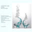 Ornement en cristal de luxe 20,47 "H