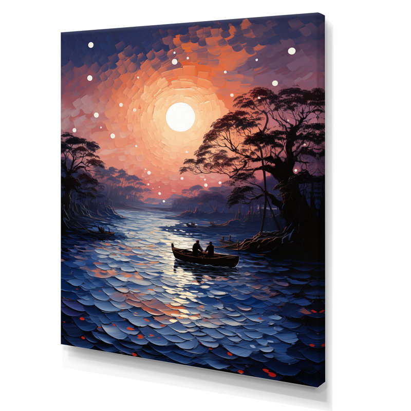 «Tallahassee Hinduisim Sacred River I», reproduction, H 32 po x l 24 po x P 1 po, Toile tendue