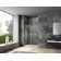 56–60" W x 76" H Frameless Bypass Single Sliding Shower Door with Explosion-Proof Clear Glass