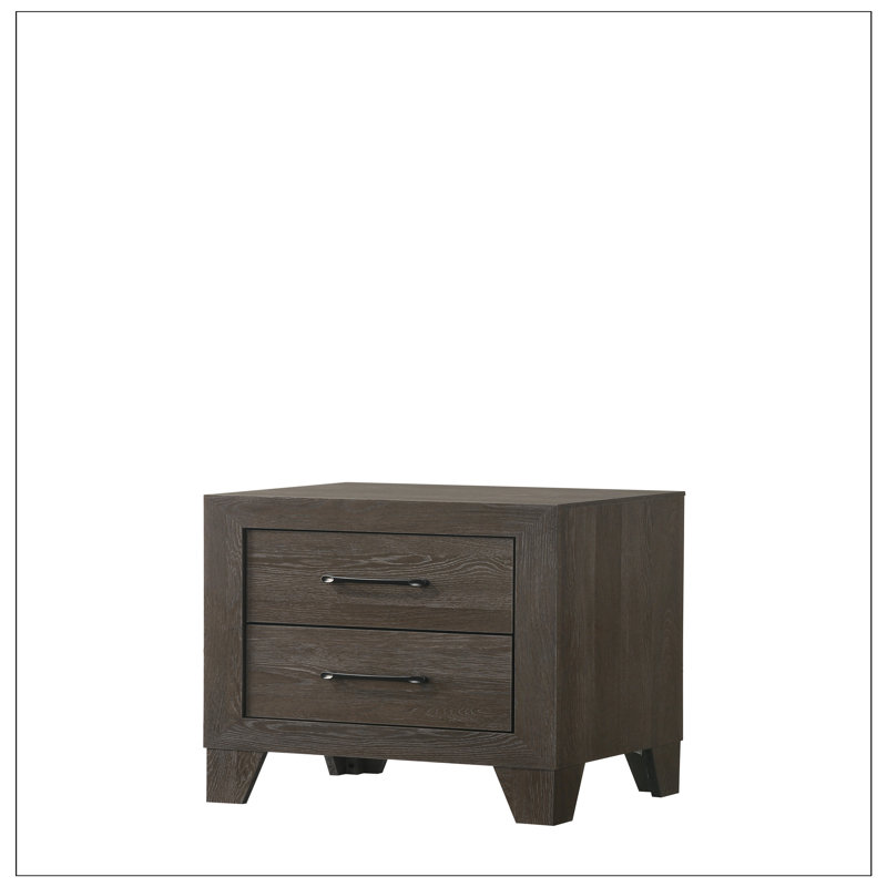 Nightstand For Bedroom, Gray