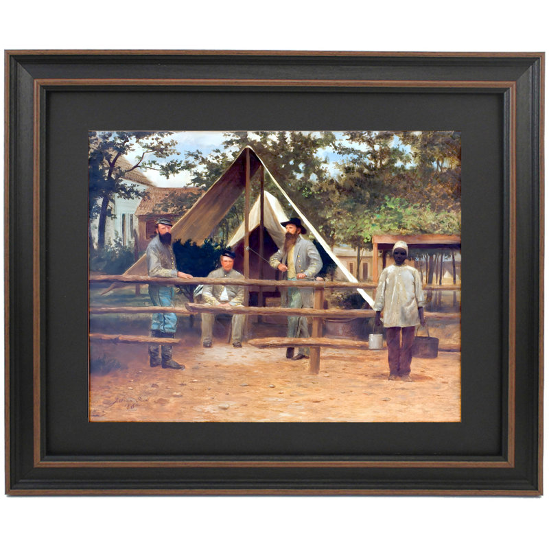 «Campement VA» par Julian Scott, H 20 po x l 24 po