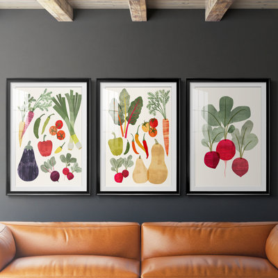 Garden Offert I - Impression personnalisée de qualité supérieure avec passe-partout - 3 pièces
