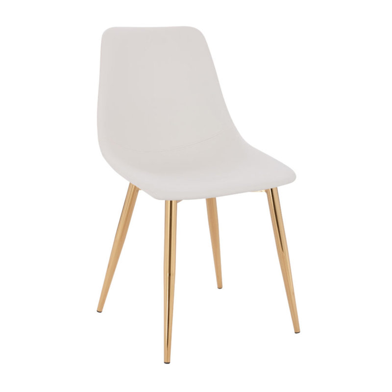 Chaise de salle à manger en velours