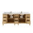 84'' Double Bathroom Vanity with Quartz Top-90698577-89856862