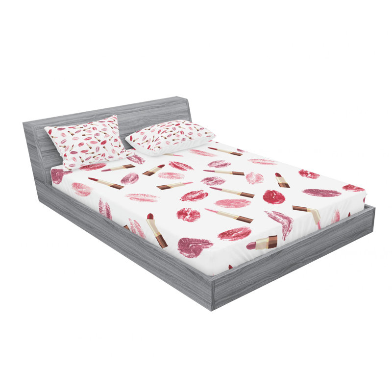 Microfiber Sheet Set, Queen Sheet Set with Fitted Sheet