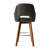 Aylsworth 26.5" Swivel  360-degree Faux Leather Upholstered Counter Stool With Footrest-1017228616