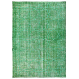 Embroidered Overdye One-of-a-Kind 6'11" X 9'9" Area Rug