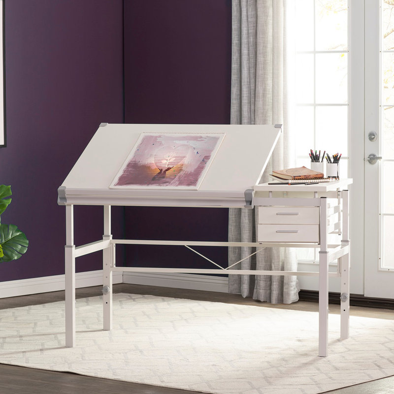 Cowie Adjustable Height Steel Drafting Table