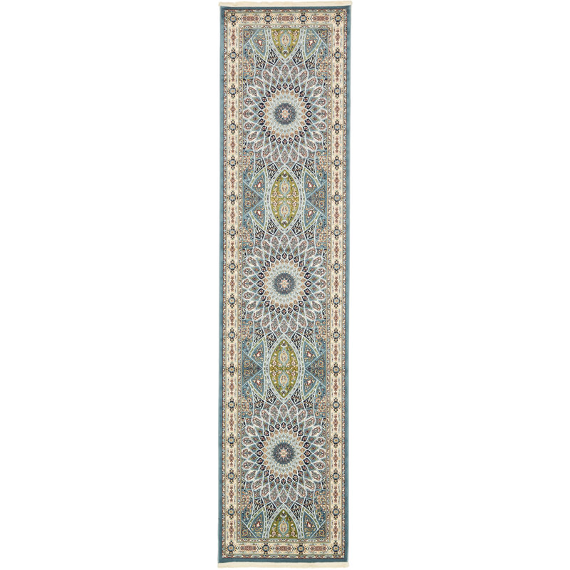 Jackson Oriental Indoor Rug, Runner 2'11" x 13'1", Blue