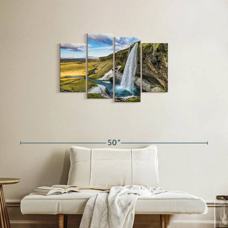 Alvord Seljalandsfoss Waterfall I, H 22 po x l 36 po