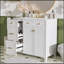 Meuble-lavabo moderne avec lavabo en céramique et options de rangement polyvalentes-1891549910