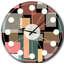 Retro Square Design II - horloge murale moderne Mid-Century-40743724