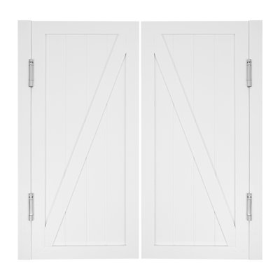 35.4X35.4” Solid Wood Partition Door