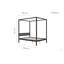 Ayzia Four Poster Bed-80786257-80786256