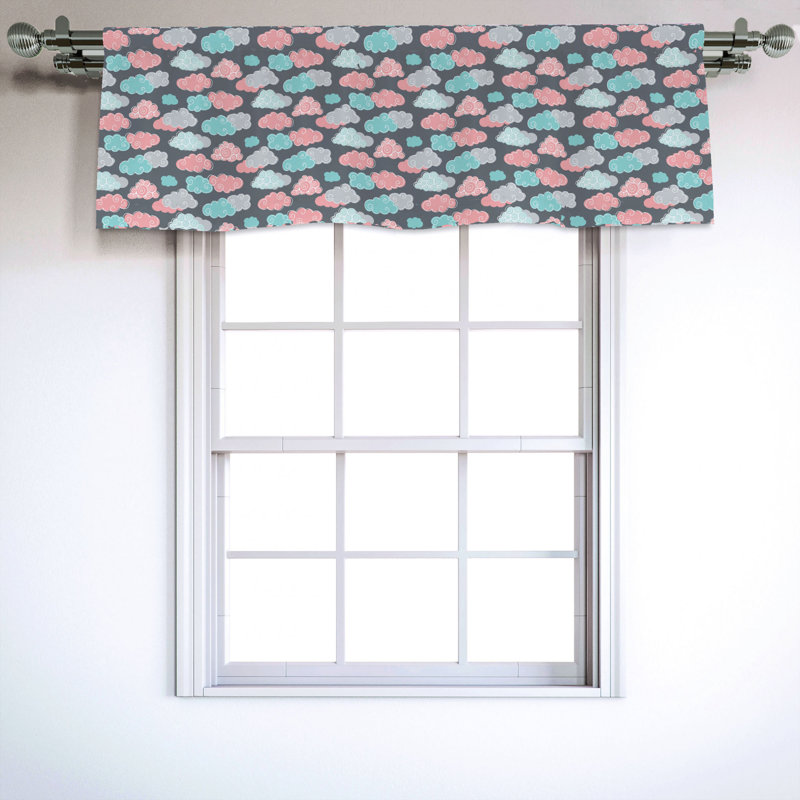Sateen Ruffled Window Valance