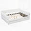 Lit plateforme tapissier avec port USB et 2 tiroirs-1755942919
