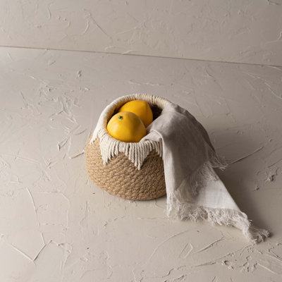 Highland Dunes Bordner Jute General Basket