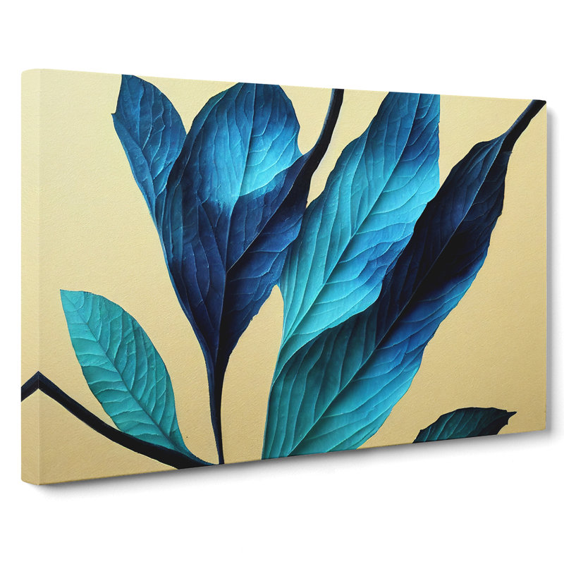 Brave Leaf - Wrapped Canvas, 35cm H x 50cm W x 3cm D