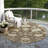 Louis Brown Washable Indoor-Outdoor Rug - -365008764