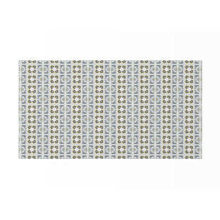 Rectangle Chrystopher Indoor/Outdoor Area Rug with Non-Slip Backing