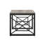 Ensemble de tables basses 2 pièces en gris et noir-69157743