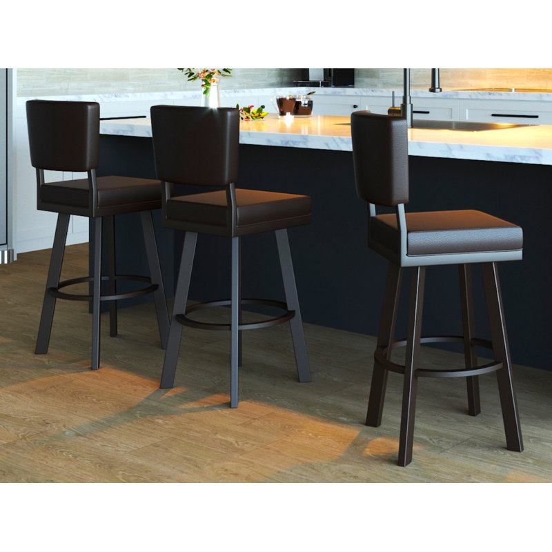 Tabouret de bar et de comptoir Voncile, Tabouret de comptoir (siège d'une hauteur de 26 p