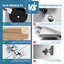 Meuble-lavabo flottant 24 po avec porte à fermeture en douceur-428766924-406112980
