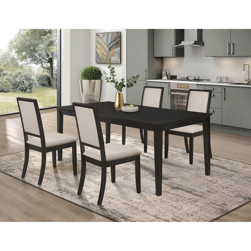 Daniela Black 5-Piece Dining Set
