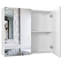 Delvecchio 700mm W 590mm H Surface Frameless Medicine Cabinet Mirror 2 Adjustable
