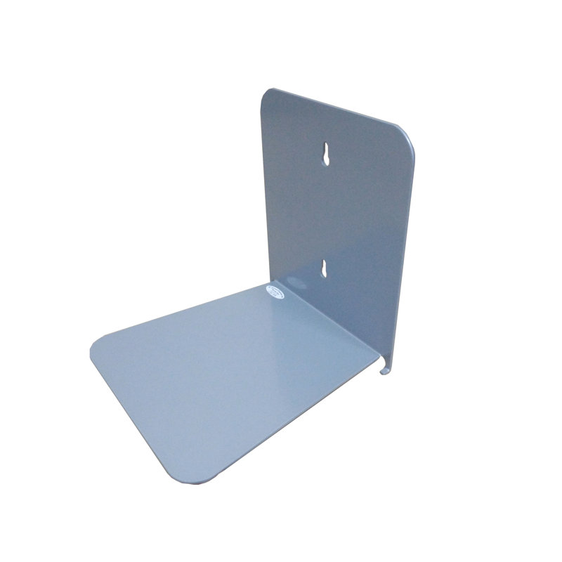 Inbox Zero® Large Silver Hidden Bookshelf Conceal Floating Bookshelf Modern Wall Displays Practical L-Shaped Shelf 5692904F852446ECB103A7D9E178F9C0