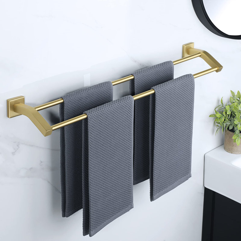 2 Towel Rack, Gold