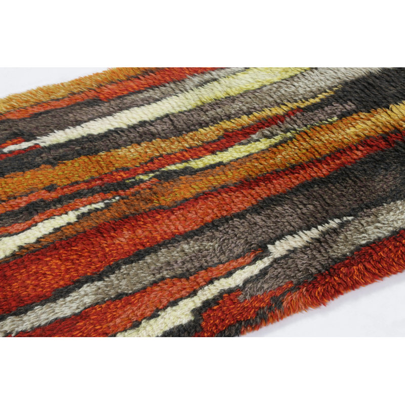 Vintage One-of-a-Kind 3'1" x 5'2" Hand Knotted Area Rug