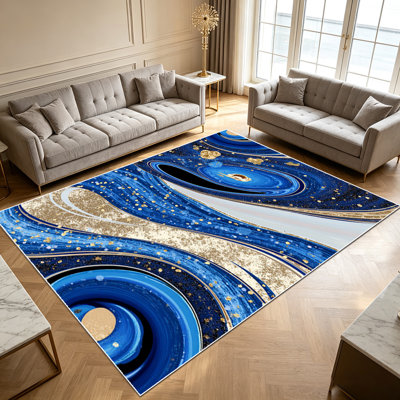 1PC Cosmic - Style Area Rugs for Living Room, Soft and Comfortable, Suitable for all seasons, easy - to - maintain, machine washable Indoor floor mat, Under Table Farmhouse suitable for Bedroom, Study, Dining Room, Hallway, Patio, Home Decor,...