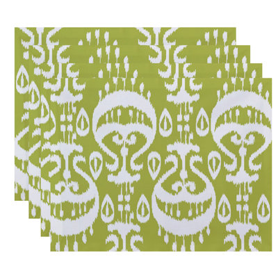 Melchior Ikat 4 Piece Placemat Set